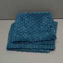 Kevin Textile Throw Pillow Covers Soft Corduroy Decorative Set of 2 Boho Striped Pillow Covers Pillowcases Farmhouse Home Decor for Couch Bed Sofa Living Room 18x18 Inch Aqua Green