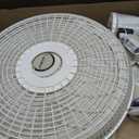 Lasko Oscillating Pedestal Fan - Lasko Fan with Adjustable Height and 3 Cooling Speeds, Portable, 18", White, 1820, 54.5 In. Tall