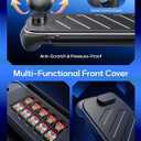 JSAUX Protective Case for Nintendo Switch 2, Split Design with TPU Frame & PC Front Cover, Ergonomic Non-Slip Grip, 10-Game Card Storage, Kickstand Compatible, Shockproof & Scratch-Resistant-PC0114