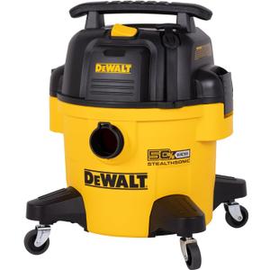 DEWALT 6 Gallon STEALTHSONIC Wet Dry Shop Vac, Powerful Suction & Portable Shop Vacuum with Attachments, Ultra Quiet Heavy Duty Shopvac for Home, Garage, Car, Workshop, Jobsite, DXV06P-QT, 5 Peak HP (6 Gal (1 Dust Bag))