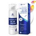 Scar Cream Gel, Advanced Silicone Scar Gel, Professional Scar Removal Cream for Surgical Scars, Stretch Mark, Keloid Bump, C-Section, Old and New Scars 1.7 oz(50g) (Blue)