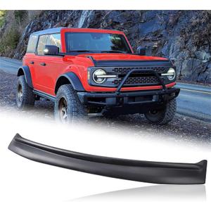 Hood Deflector Hood Protector Compatible with Ford Bronco 2/4 2026 2025 2024 2023 2022 2021 Matte Black Hood Protector Bug Deflector Stone Guard(Not for Bronco Sports)