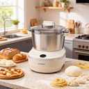 Joydeem Electric Dough Maker with Ferment Function, 5.3Qt Dough Mixer Machine, Perfect for Bread Pizza Roti Dumpling Dough & Sourdough, HMJ-A501