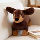 Dachshund Stuffed Animal, Soft Dachshund Pillow Plush Dog Stuffy 23.6" | dachshund gifts, dachshund lover gifts, cute dog stuffed animal, stuffed animals for dogs