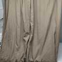 Linen Brown Room Darkening Curtains for Living Room,Pinch Pleated Back Tab Drapes with Hooks,Linen Burlap Thermal Insulated Noise Reducing Window Curtain Panels for Bedroom,W50 x L90, 2 Panels