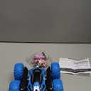 Remote Control Car, 2.4GHz Electric Race Stunt Car, Double Sided 360° Rolling Rotating Rotation, LED Headlights RC 4WD High Speed Off Road Gift for 3 4 5 6 7 8-12 Year Old Boy Toys (blue) missing controller