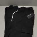 SPECIALMAGIC Women's Cargo Sweatpants Cotton Athletic Joggers 4 Pockets Sporty Pants, Size XL