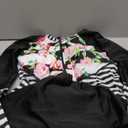 Women's One Piece Rash Guard Swimsuit UV Sun Protection Long Sleeve Surfing Shirt (XX-Large, Floral 59)