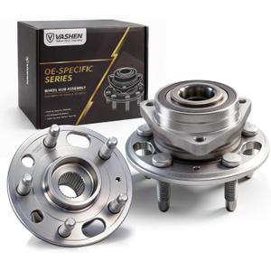 513288 Front/Rear Wheel Bearing Hub Assembly Pair, Fit for Chevy Equinox GMC Terrain 2010-2017, 13-15 Malibu, 14-17 Impala, for Buick LaCrosse, Regal, for Cadillac XTS, 5-Lugs, OE# 13504970