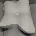 Ultra Pain Relief Cooling Pillow for Neck Support, Adjustable Cervical Pillow Cozy Sleeping, Odorless Ergonomic Contour Memory Foam Pillows, Orthopedic Bed Pillow for Side Back Stomach Sleeper (Queen, Grey)