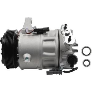 Dasbecan A/C Compressor Compatible with 2013-2022 Buick Enclave, 2013-2022 Chevrolet Traverse 3.6L, 2013-2016 GMC Acadia 3.6L Air Compressor Replaces# 68322, Oil Prefilled