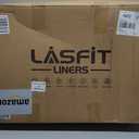 LASFIT Floor Mats & Trunk Mat for 11th Gen Honda Civic 2026 2025 2024 2023 2022 Sedan (Fits Rear Seats with or Without USB Ports), All Weather TPE Car Floor Liners,1st & 2nd Row & Trunk Liner