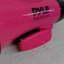 PYLE-PRO Portable Megaphone Speaker Siren Bullhorn - Compact and Battery Operated with 20 Watt Power, Microphone, 2 Modes, PA Sound and Foldable Handle for Cheerleading and Police Use PMP24PK (Pink)