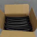 Black Christmas Tree Collar Christmas Tree Ring 28 inch Round Tree Skirt for Holiday Tree Ornaments Christmas Party Home Decorations (Simple,Large)