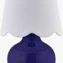 Practical Touch 13" Modern Practical Ceramic Table Lamp with Cotton Lampshade for Nightstand Bedroom, Living Room Or Office for Living Room and Office(13)
