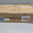 Portable Pickleball Net Set with Wheels, Regulation Size 22 FT & Half Court 11 FT, Steady Metal Frame Pickle Ball Net Set System with Carry Bag for Backyards, Driveways, and Garages (Black&White)