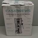 CASABREWS 5418 PRO Espresso Machine 20 Bar, Upgraded Espresso Maker with Powerful Steam Milk Frother, Stainless Steel Coffee Machine with Fast Heating System for Cappuccino, Latte, Silver