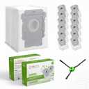 Premium Roomba Vacuum Bags for iRobot i7+, i1+, i3+, i4+, i5+, i8+, j6+, j7+, j8+, j9+, s9+, Combo j5+, i5+, j7+, j9+, 10 Max and i & s & j Series Dirt Disposal Bags (12 Vacuum Bags)