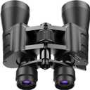 10-30x50 High Power Military Zoom Binoculars for Adults, Low Light Night Vision/Daily Waterproof / BAK7 Prism/FMC Lens, HD Professional Binoculars for Bird Watching, Hunting, Outdoor, Hiking. (Black)