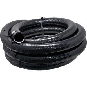 Sealproof Flexible PVC Pipe 2 Inch Dia Hose 25 FT Length, Black Tubing, Schedule 40, Premium Quality Made in USA