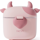 NCVI Baby Formula Dispenser On The Go, Formula Container To Go, Formula Holder for Travel, Outdoor Picnic with Baby Infant, Portable Container for Milk Powder, Snacks, Candy, Fruits (Pink)