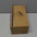 Glass Solar Step Lights with Bubble Style, Modular-Design Waterproof Outdoor Fence Lights for Stairs Step Yard Patio Garden Wall Pathway, Decorative Patio Table Lighting, Warm White (4 Pack)