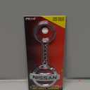 Officially Licensed For Nissan Logo Keychain Die Cast Zinc 4.25" Total Length