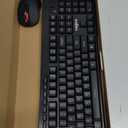 wegear Wireless Keyboard and Mouse Combo, 5-Level Adjustable 4000 DPI Mouse, Quiet 2.4G Full Size Keyboard with 8 Additional Shortcuts, Silent Typewriter for PC, Desktop, Laptop, MacBook
