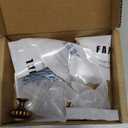 6 Pack Antique Brass Cabinet Knobs for Kitchen Cabinets and Dresser DrawersZinc Alloy Hardware Handles PullsVintage Cupboard Drawer Knob