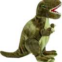 Reversible Dinosaur Plush Stuffed Animal Dino Dragon Plushies Toys to Egg Flip 2 in 1 A Set Cute Stuff for Baby Kids Toddlers Boys & Girls Birthday Gifts(T-rex)