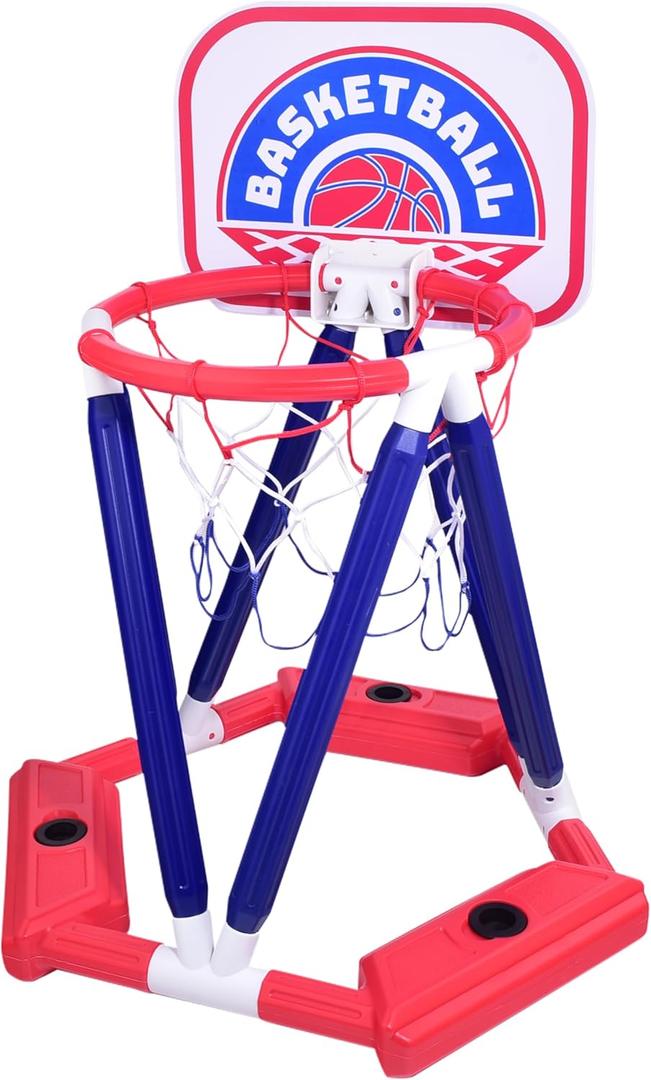 Pool Basketball Hoop Pool Toys for Kids Ages 4-8 Water Basketball Hoop for Pool Games