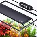 SEAOURA 24/7 Mode LED Aquarium Light for Plants-Sunrise-Daylight-Moonlight Mode, Fish Tank Light with Auto On/Off, 7 Colors, Adjustable Timer/Brightness for 36 Inch to 42 in Freshwater Tank, 36W