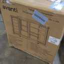 Avanti Mini Fridge Compact Side-by-Side Refrigerator with Freezer for Home Office or Dorm, Features Dual Doors Adjustable Glass Shelves and Adjustable Temperature Control, 5.5-Cu.Ft, Stainless Steel