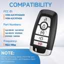Smart Key Fob Replacement Fits for Ford Mustang 2017 2018 2019 2020 2021 2022 Fusion 2017-2021 Mustang Cobra 2019-2022 Proximity Keyless Entry Remote Control 902Mhz M3N-A2C93142600 M3N-A2C931426
