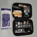 BAGERLA Upholstery Repair Kit, 50 Pcs Heavy Duty Sewing Kit with 8 Colors Thread 32 Pcs Upholstery Needles, Sewing Awls for Hand Stitching Car Sofa Shoe Backpack Craft DIY