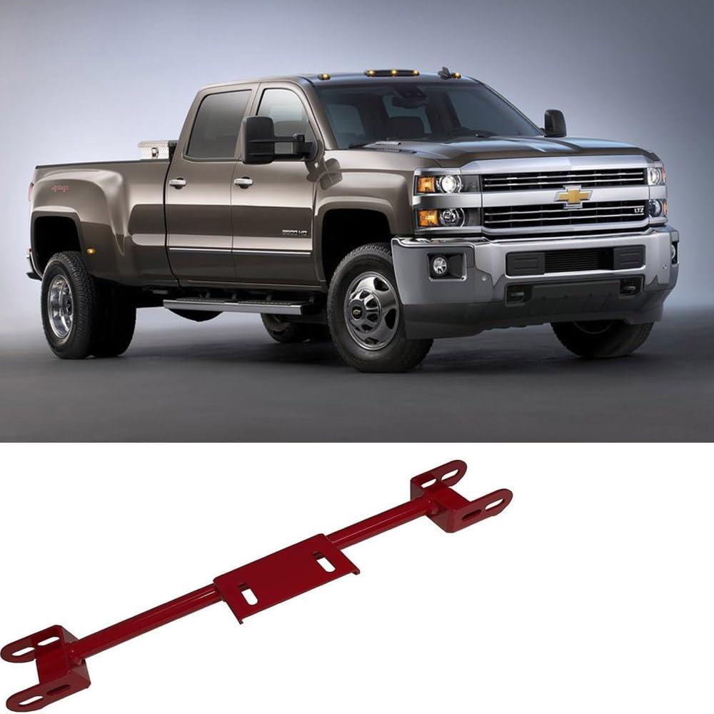 WRLWYHeavy-Duty 4L80E Conversion Crossmember (4WD) Satin Black | Fits 2000-2006 Chevy Silverado & GMC Sierra (red)