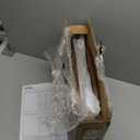 MaxSmeo Side Table, 3-Tier Small End Table, Modern Oval Night Stand Accent Table for Living Room, Bedroom, Rustic Brown