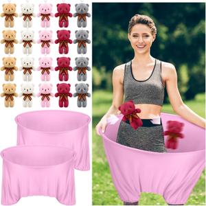 VioraWhite 22 Pcs Funny Baby Shower Diapers Games Activities Fun Bridal Shower Games How Many Plushies Can You Catch in Your Big Diaper Gender Reveal for Boys Girls Adults (Various,Pink)