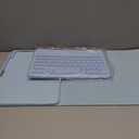 Harvopu Compatible for iPad Air 11-inch/ 10.9" Air 5th 4th Generation Case with Keyboard - Backlit Detachable, Folio Cover with Pencil Holder for iPad Air 11 Inch M3/M2, Air 5/ Air 4 (Sky Blue)