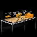 GuineaLoft™ Model-A1 Acrylic Guinea Pig Cage w/Clear Acrylic Lid | Includes Supporting Beams & Connecting Doors; Large 4'x2'x1' Expandable C&C Cage Also For Bunnies, Quails, & Hedgehogs