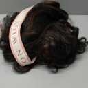 HANNE Yaki Curly V Part Wig U Part Synthetic Half Wigs for Black Women 22 Inch Heat-Resistant Hair Replacement Wig (Mixed Brown)