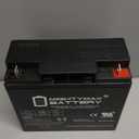 Mighty Max Battery Mighty Max Battery ML22-12 - 12 Volt 22 AH, Nut and Bolt (NB) Terminal, Rechargeable SLA AGM Battery