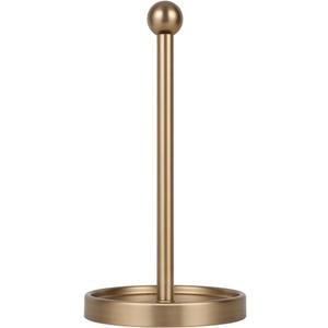 Ivilon Countertop Paper Towel Holder - Modern Sleek Ball Minimalist Design - Color Warm Gold