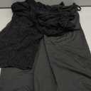 CALEBGAR Women's Elegant Bodycon Midi Dress Lace Sheer Mesh Long Sleeve Slim Fit Long Dress Party Cocktail Wedding Guest Dress Black Size M