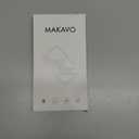 MAKAVO for Samsung Galaxy Z Flip 6 Case, Flip 7 FE Case Compatible with MagSafe, with Built-in Screen Protector, Flip6 Slim Hard Magnetic Phone Case, Black