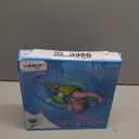 Free Swimming Baby Inflatable Baby Swim Float with Sun Canopy Size Improved Infant Pool Floaties Swimming Pool Toys for The Age of 3-36 Months(Blue, Small)