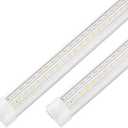 XLNYUUI Led Shop Lights,4FT LED Light 50W 6500K 7000LM Led Daylight,Garage Light Linkable Clear Cover Integrated V-Shape for Garage Warehouse Workbench Workshop(2-Pack) - Amazon.com