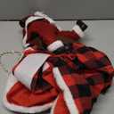 Dog Cat Christmas Winter Plaid Hoodie Coat for Pet - Santa Claus Xmas Dog Clothes XXL