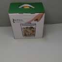 Pop Airtight Food Storage Containers Set with Lids, 6 Pcs Stackable One Button Opening Food Containers Kitchen Pantry Organization and Storage, BPA Free Stackable Cereal Container (0.5, 1.2, 1.8qt)*2