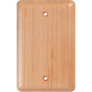 Decorative Wall Plates Maple Wood Cover Plate For Blank Wall Plate Cover